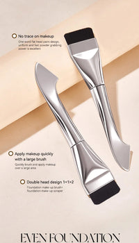 Dual-Ended Flawless Foundation Brush and Applicator