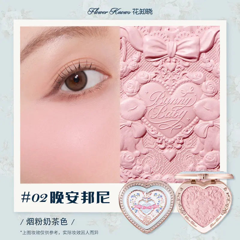 Matte Finish Rose Garden Blush Powder for Natural Cheek Contouring - 33