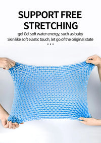 Ergonomic Honeycomb Cooling Gel Seat Cushion for Pain Relief