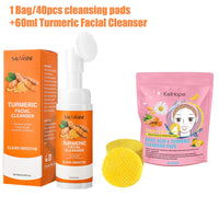 Turmeric and Kojic Acid Brightening Face Cleanser and Pad Set