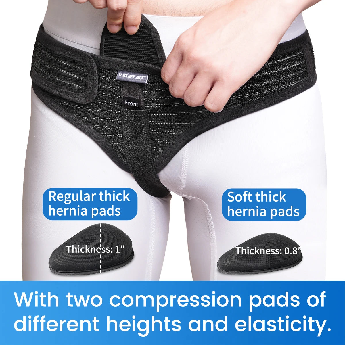 Adjustable Hernia Support Belt for Groin Pain Relief - 3