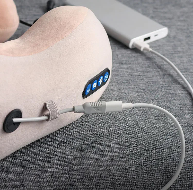 Portable Heated U-Shaped Neck Massage Pillow - 13