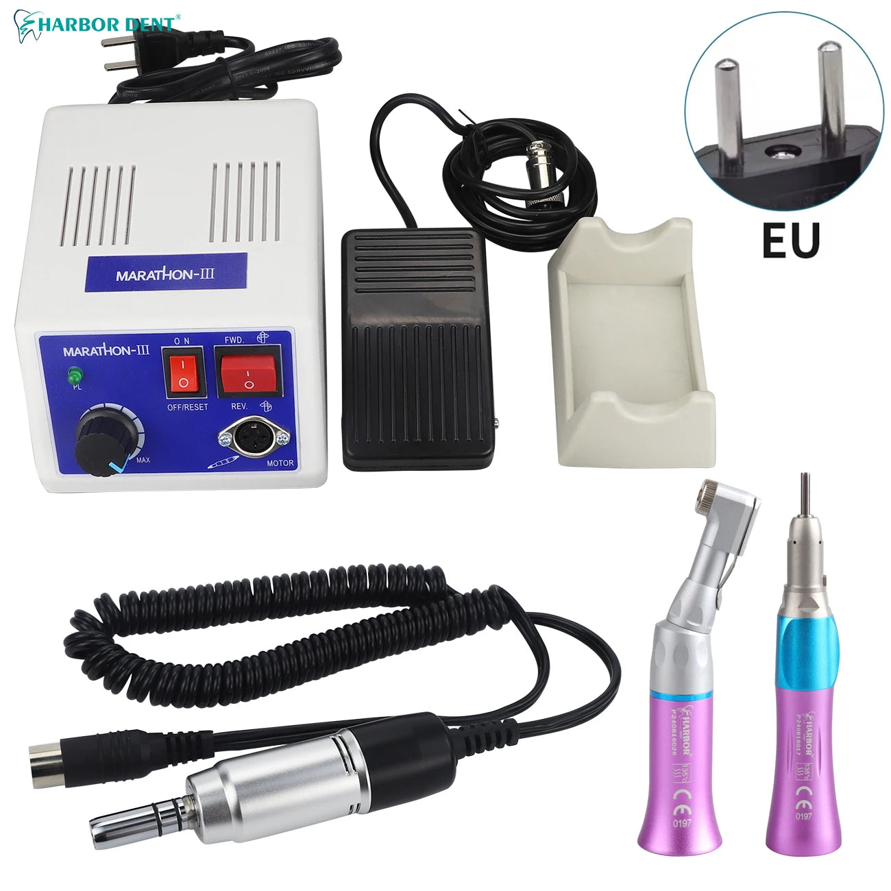 Professional Electric Dental Micromotor Polisher Kit - 12