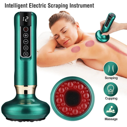 Smart Electric Vacuum Cupping & Scraping Massage Device