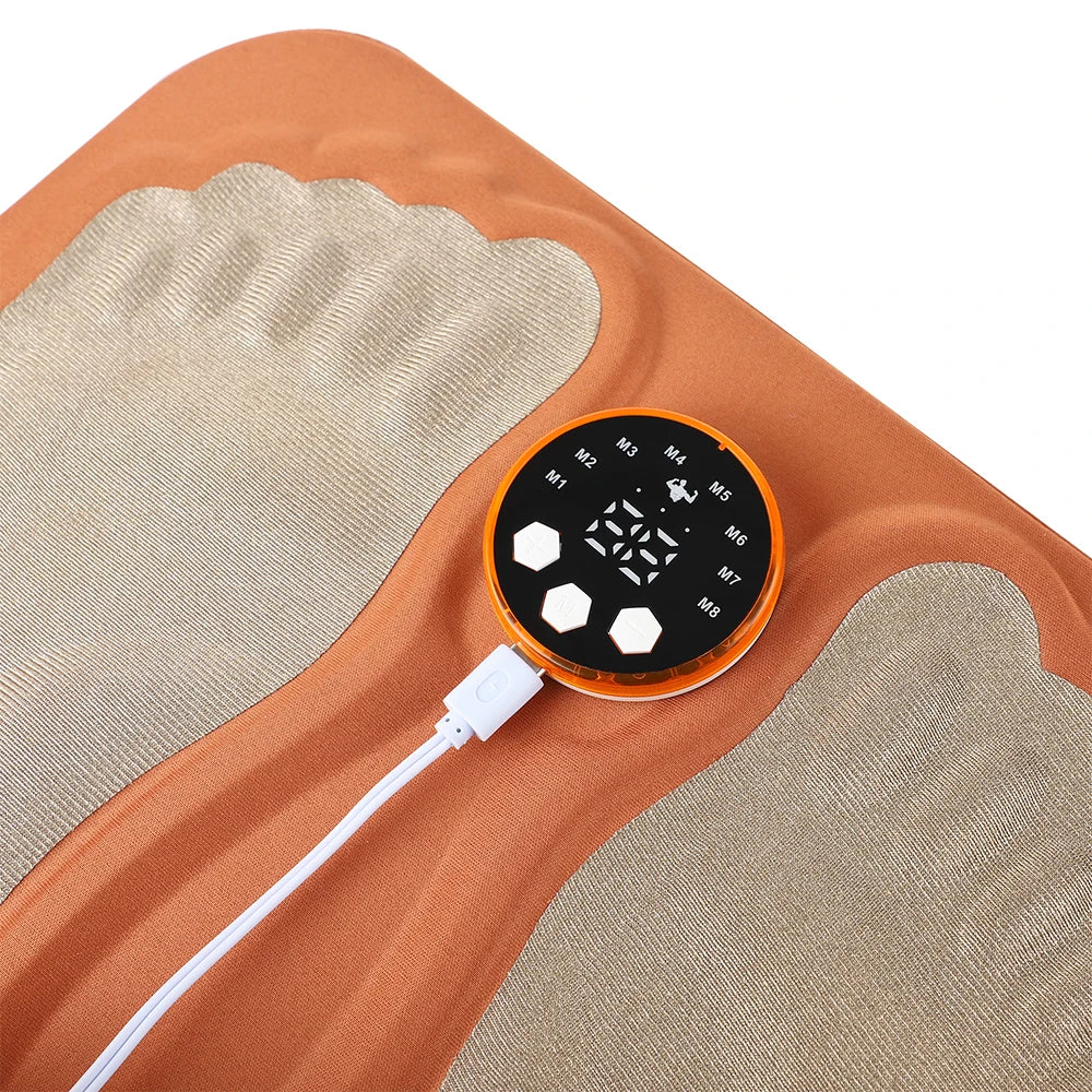 3D Foldable EMS Electric Foot and Leg Massager Mat - 9