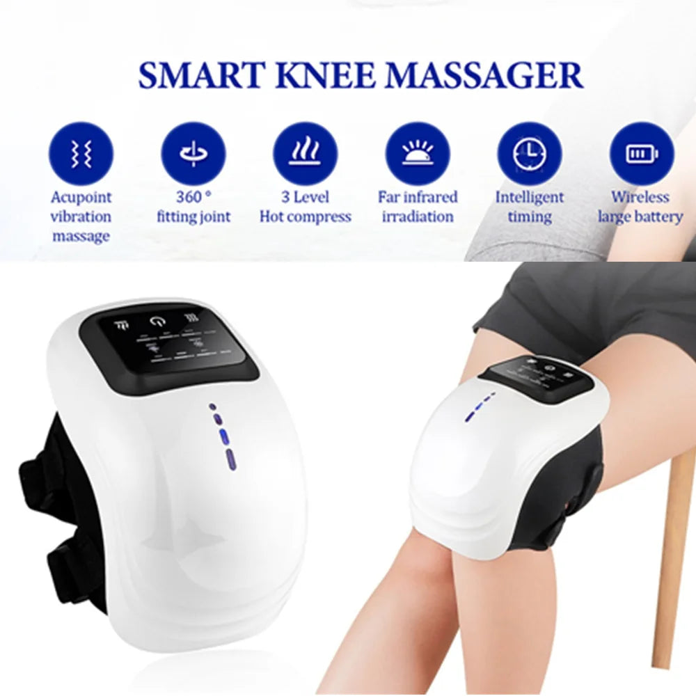 Smart Heated Knee Massager with Vibration Therapy - 9