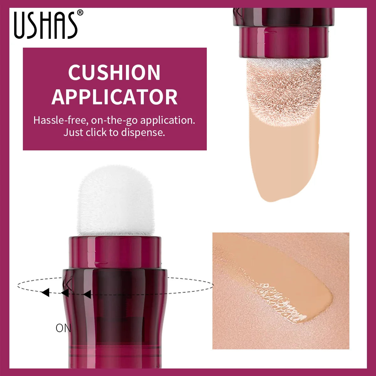 Full Coverage Sponge-Tip Liquid Concealer for Flawless Skin - 4