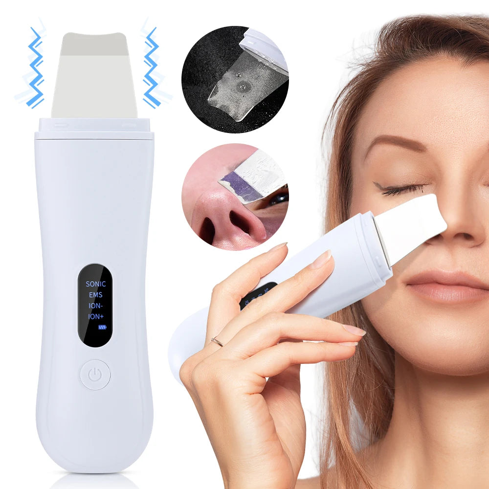 Ultrasonic Facial Skin Scrubber and Pore Cleaner - 2