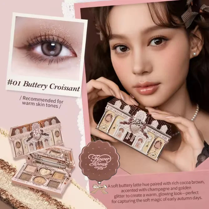 6-Color Bunny Garden Eyeshadow Palette - 14