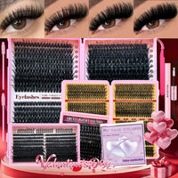 DIY Eyelash Cluster Extension Kit for Professional Volume