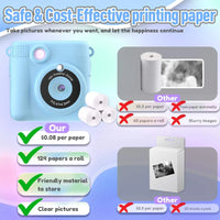 Instant Print Camera for Kids