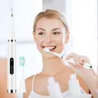 Electric Sonic Dental Calculus Remover & Teeth Whitening Kit