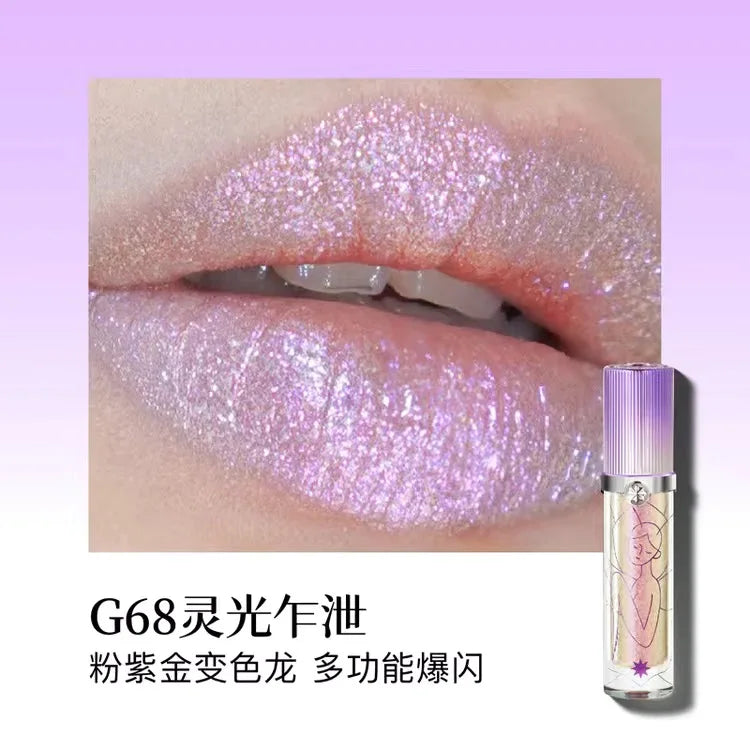 Color-Changing Chameleon Lip Gloss for Radiant Shine - 55