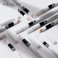 12-Piece Waterproof White Eyeliner Pencil Set