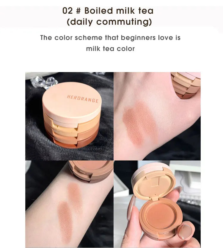Tri-Color Stackable Eyeshadow Palette for Effortless Eye Makeup - 11