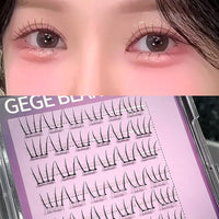 Glue-Free K-Pop Style DIY False Eyelashes
