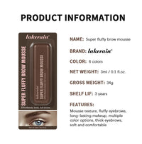 Volumizing Fluffy Brow Mousse for Natural Full Brows
