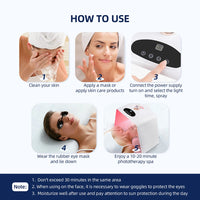 7-Color LED Photon Therapy Mask with Nano Hydration Mist