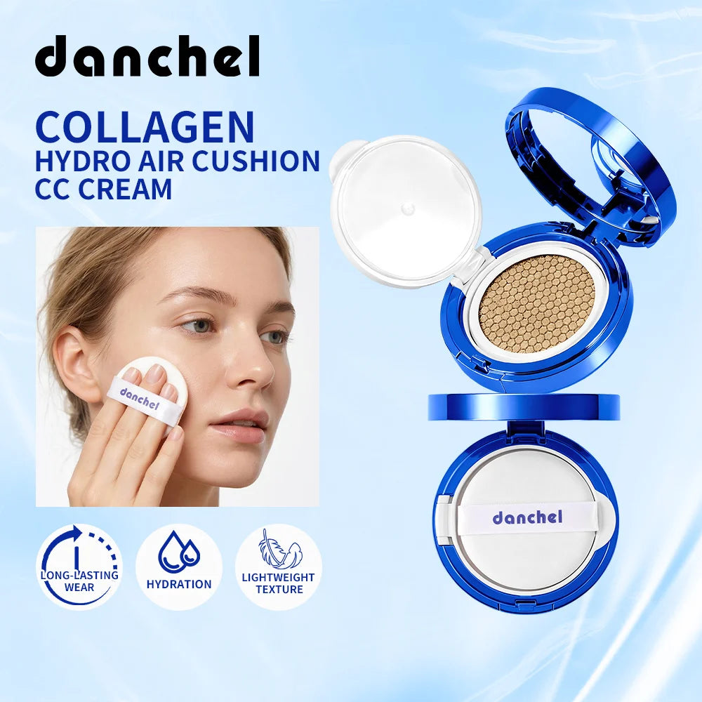 Collagen Hydrating Air Cushion CC Cream for Dewy Skin Finish - 2