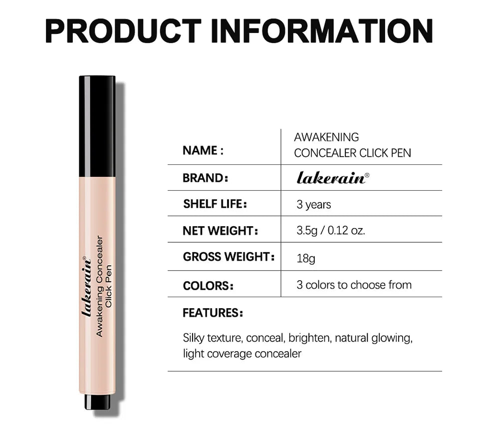 Brightening Concealer Click Pen for Flawless Coverage - 18
