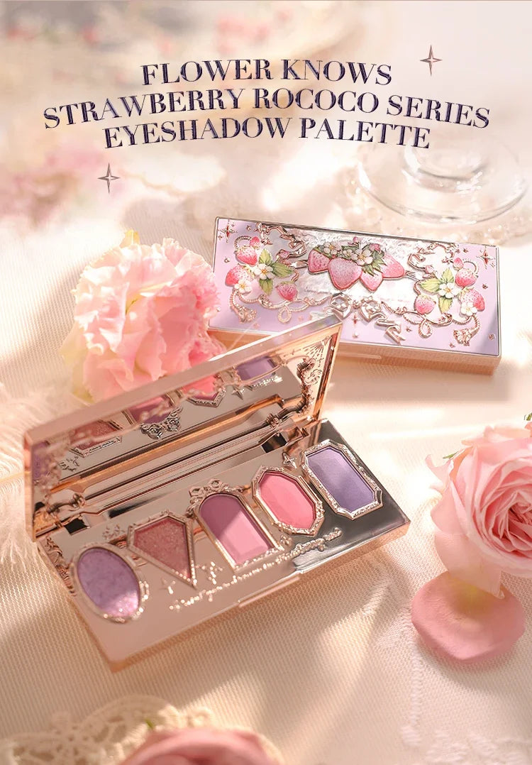 Five-Color Strawberry Eyeshadow Palette - 7