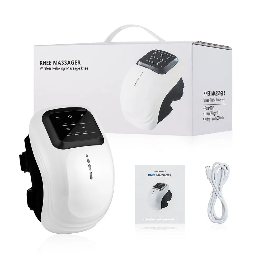Smart Heated Knee Massager with Vibration Therapy - 12