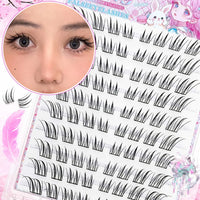 Reusable Glue-Free Cluster Lashes for Natural Daily Look
