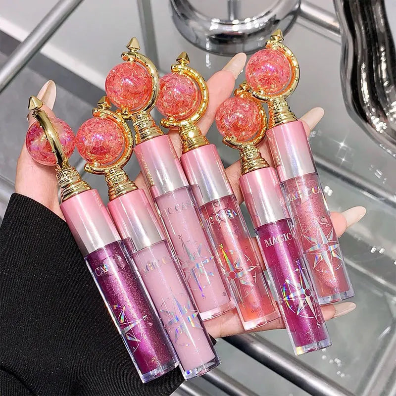 Hydrating Shimmer Lip Gloss with Mirror Finish - 3