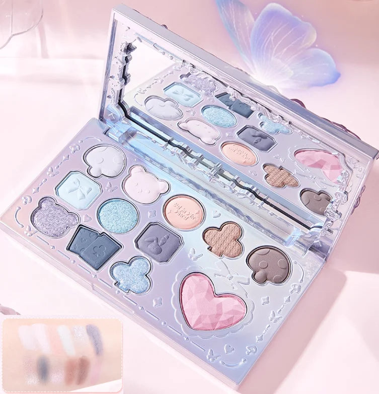 12-Color Neutral Eyeshadow Palette for Everyday Makeup - 19