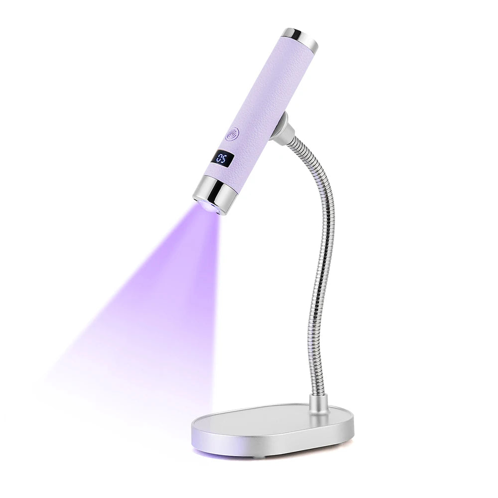 Portable 2-in-1 UV LED Nail Dryer with Magnetic Stand - 16