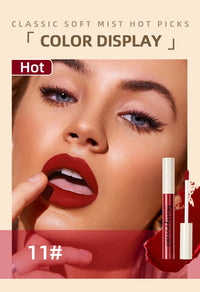 Long-Lasting Waterproof Velvet Matte Liquid Lipstick