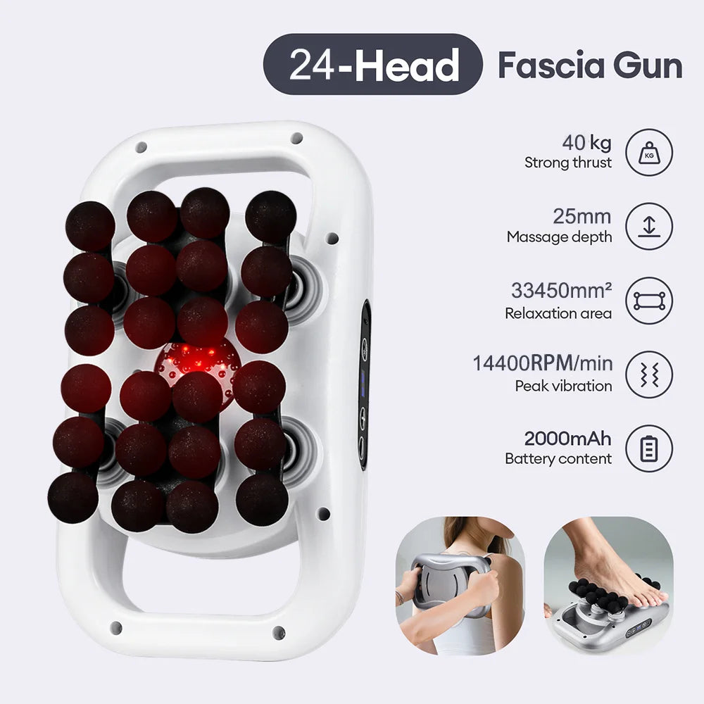 48-Head Deep Tissue Body Massage Gun - 10