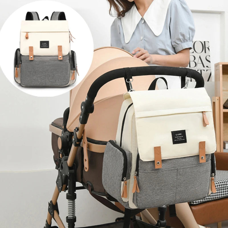 Waterproof Large Capacity Diaper Bag Backpack for Parents
