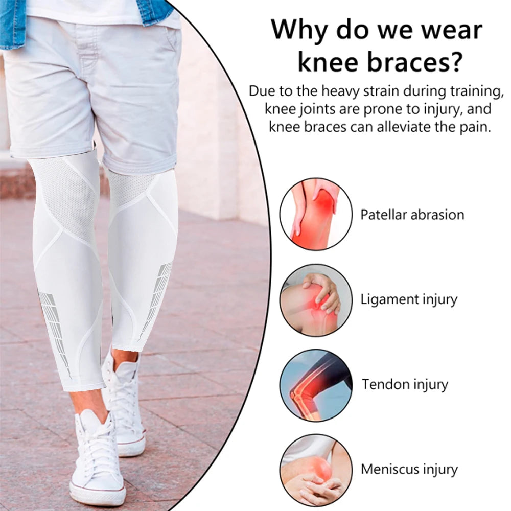 Full Leg Compression Sleeves for Sports and Recovery - 19