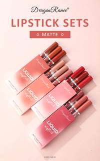 3-Piece Waterproof Matte Liquid Lipstick Set