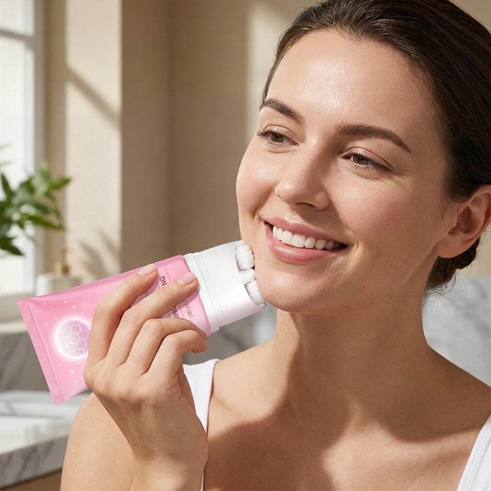 Peptide Neck Firming Cream with Built-in Roller - 8