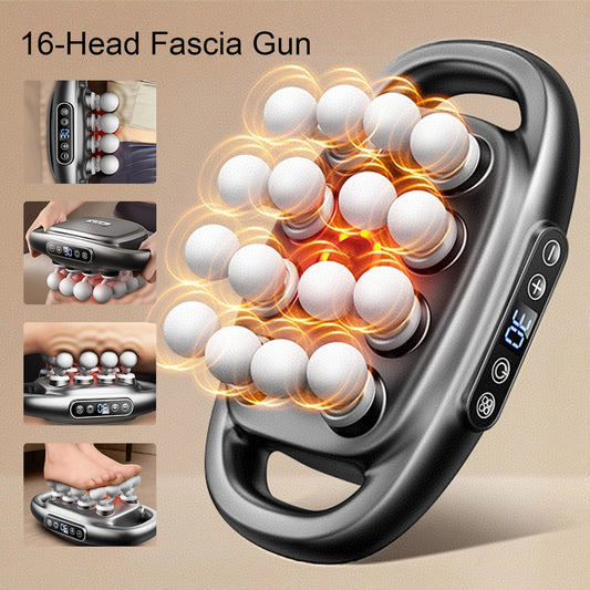 Multi-Head Deep Tissue Muscle Massage Gun