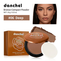 6-Color Matte Bronzer Powder Compact