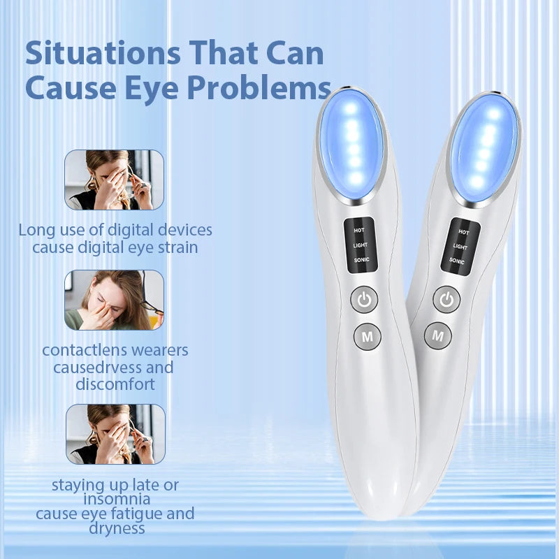 3-in-1 LED Eye Rejuvenation & Anti-Wrinkle Massager - 4