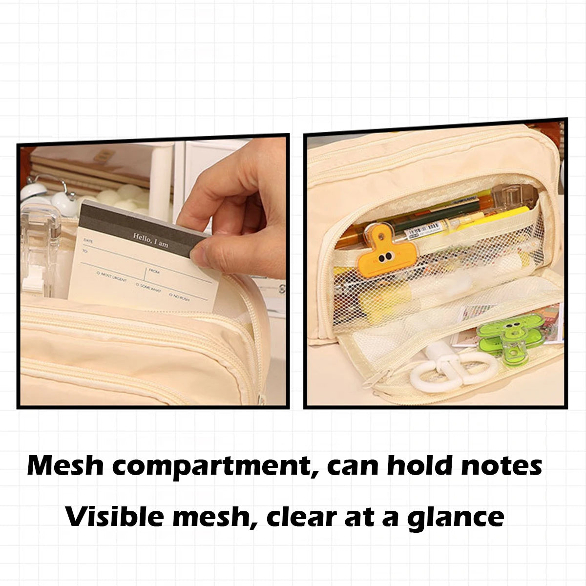 Large Capacity Multi-Layer Pencil Case and Stationery Organizer - 3