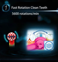 Electric Rotating Toothbrush for Kids with 2-Minute Timer
