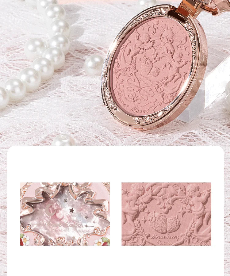 Embossed Strawberry Long-Lasting Powder Blush - 9