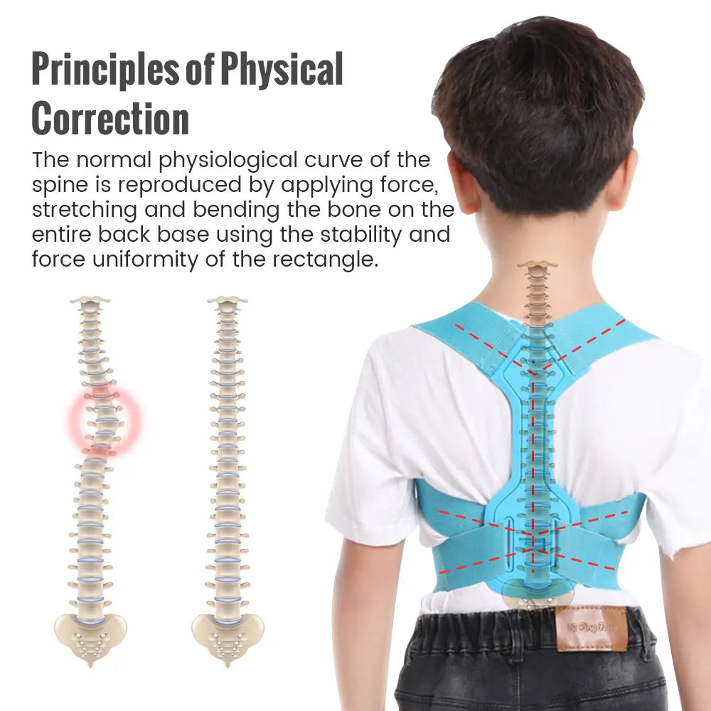 Adjustable Kids Posture Corrector for Spine Support - 10