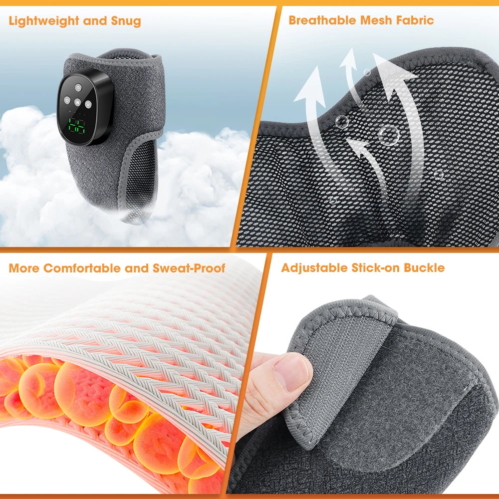 Heated Ankle Vibration Massager for Pain Relief - 13