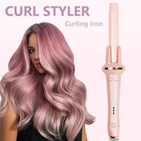 Automatic Rotating Ceramic Hair Curling Iron