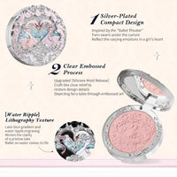 Embossed Gradient Face Blush Palette