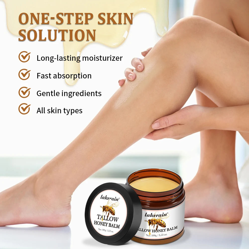 Nourishing Tallow Honey Balm Moisturizer for All Skin Types - 2