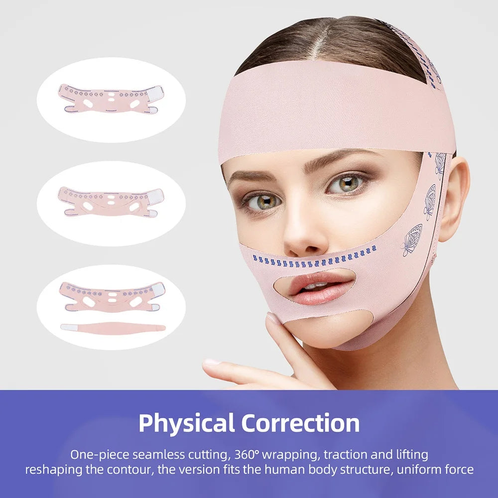 Reusable V-Line Face Slimming and Chin Lifting Strap - 20