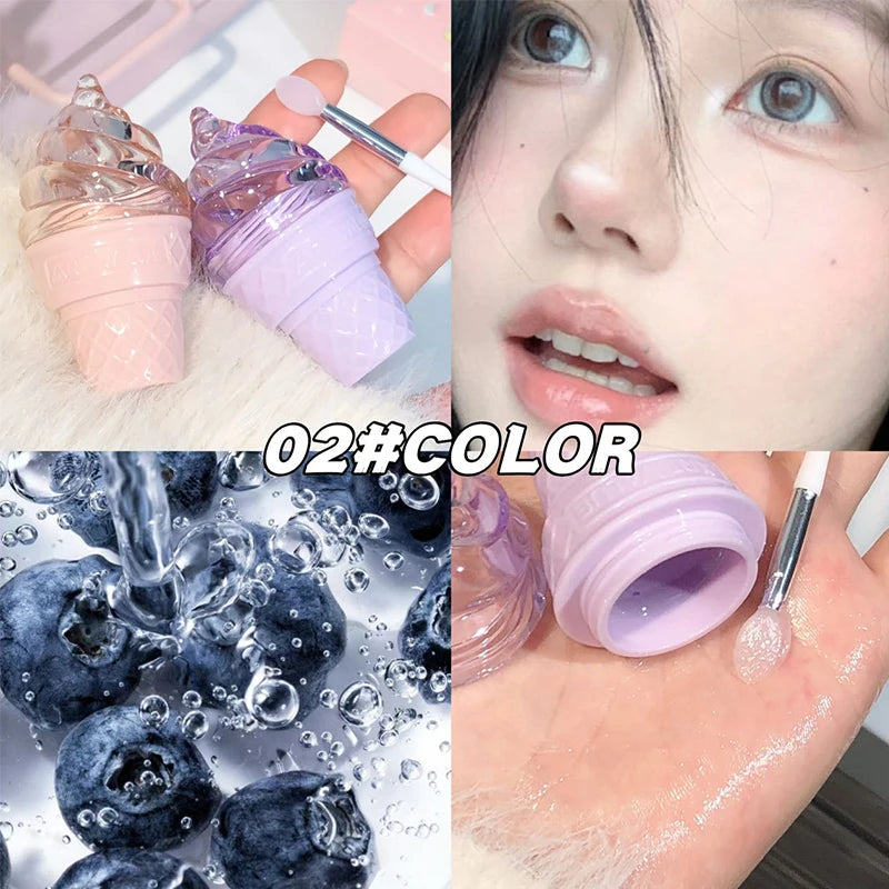 Hydrating Ice Cream Lip Gloss for Smooth, Glossy Lips - 21