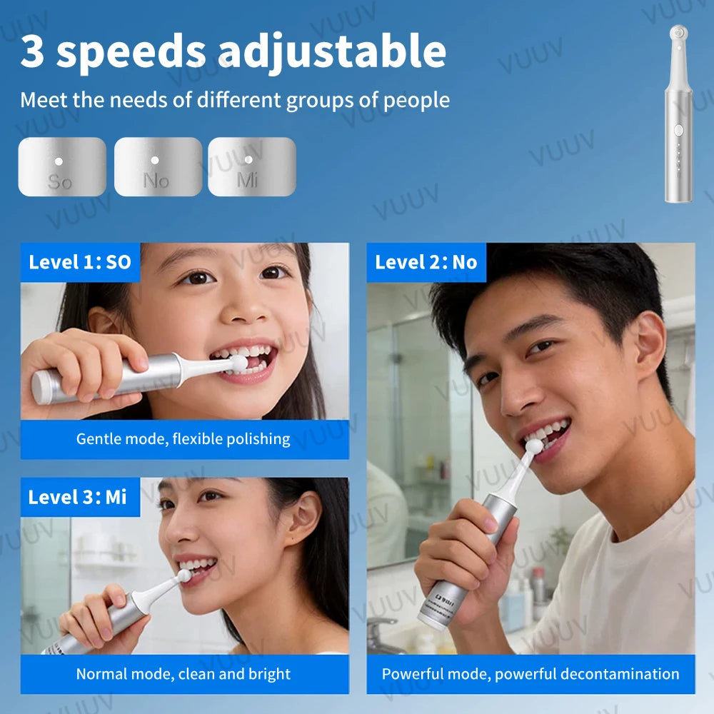 Electric Teeth Polishing and Stain Removal Kit - 6